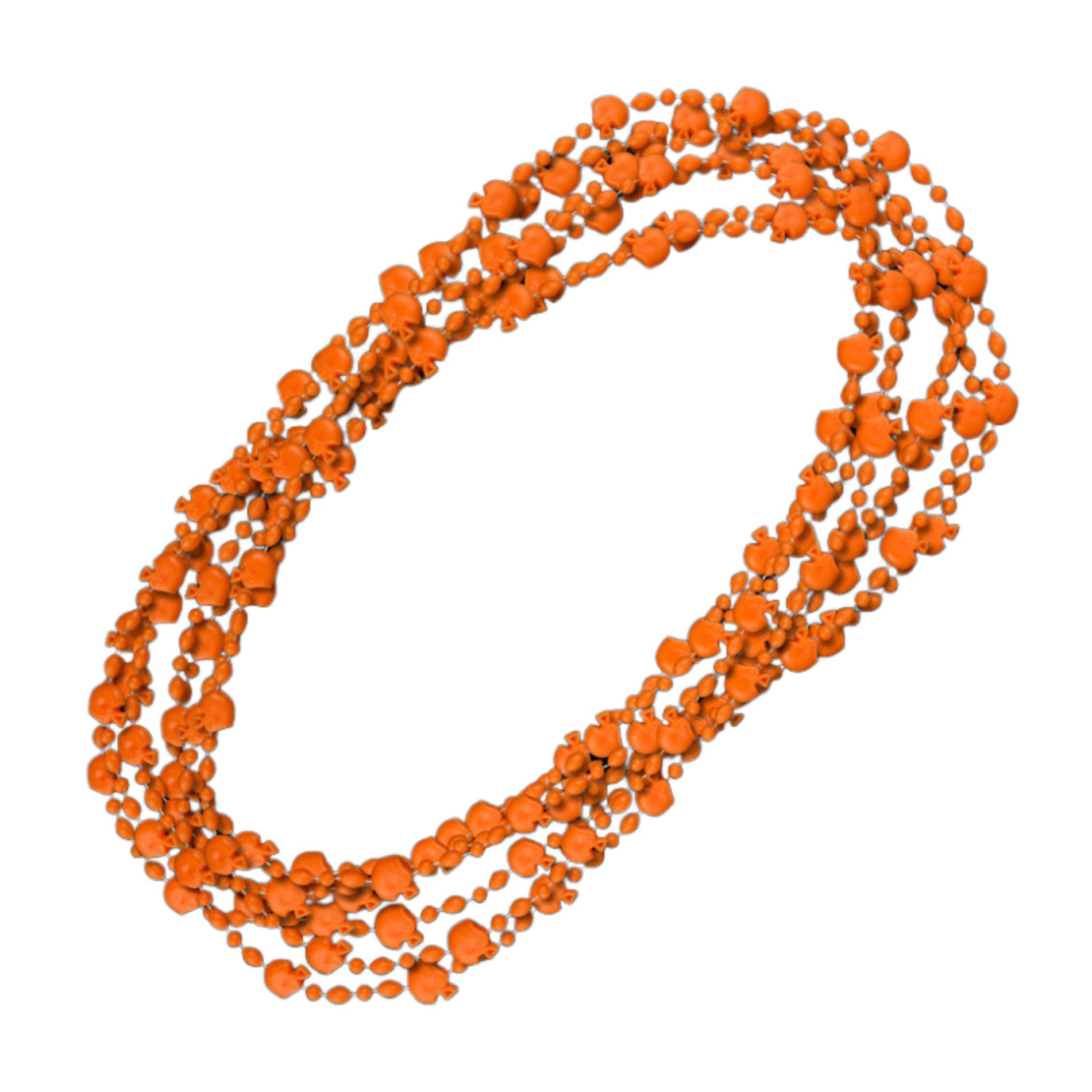 Football Helmet Bead Necklaces Non Metallic Orange Pack of 12 All Products 6