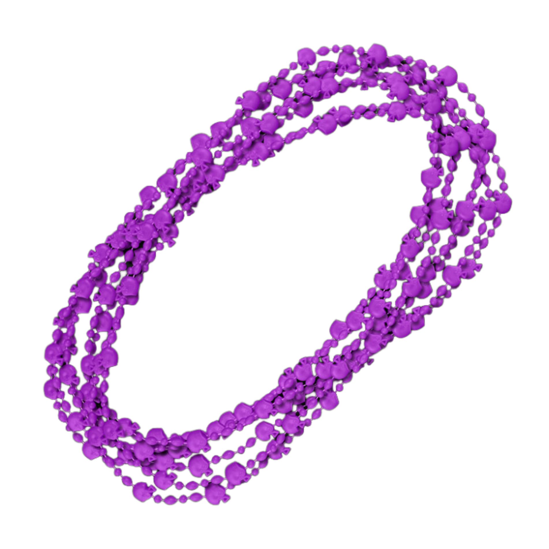 Football Helmet Bead Necklaces Non Metallic Purple Pack of 12 All Products 6