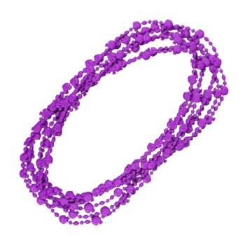 Football Helmet Bead Necklaces Non Metallic Purple Pack of 12 All Products