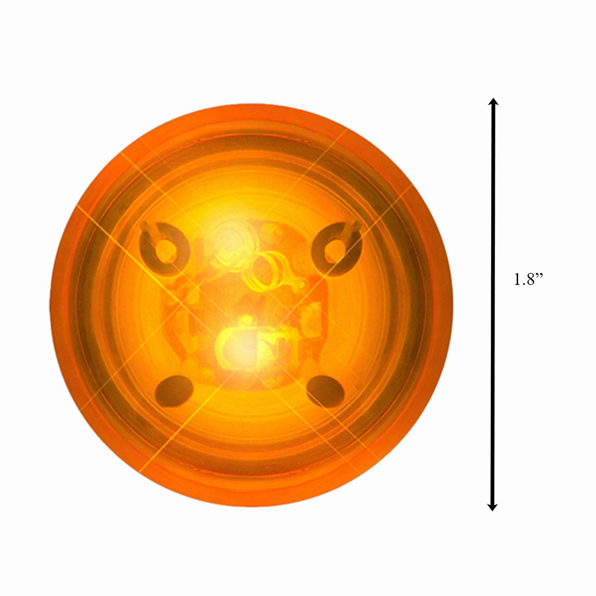 LED Impact Activated Bouncy Ball Orange All Products 4