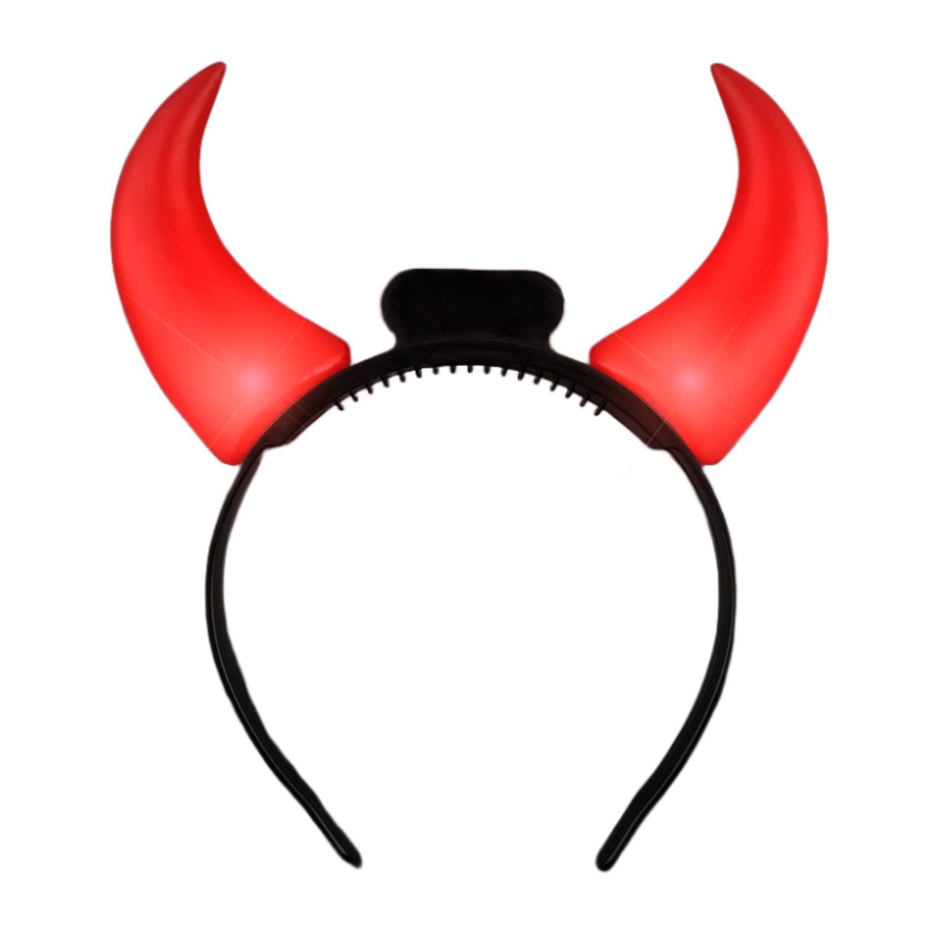 Large Light Up Devil Horns Red All Products 3