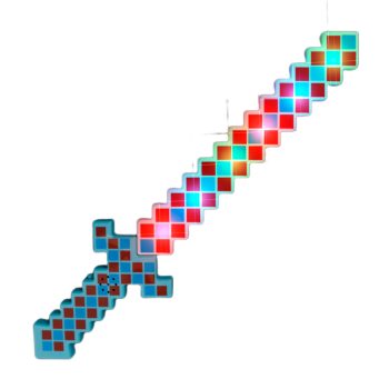 Light Up Mini Pixelated Gamer Sword for Halloween All Products