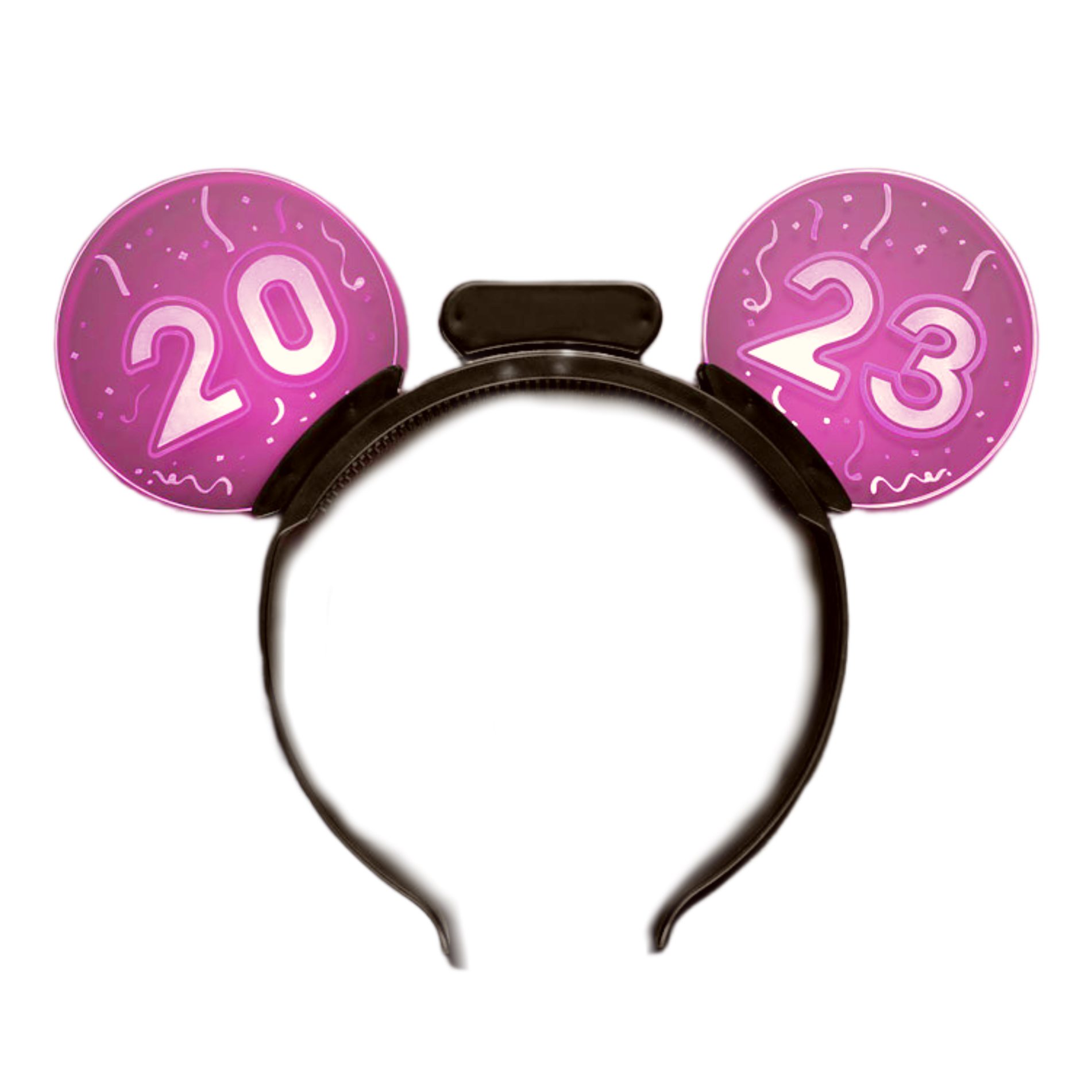 2023 Happy New Year Mouse  Ears Headband Blue Pink All Products 4