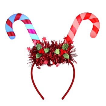 Light Up Candy Cane Headband Candy Cane Decor and Accessories