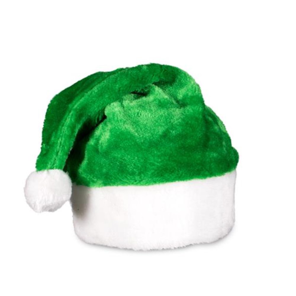 Green Stylish Fluffy Fur Santa Christmas Plush Hat All Products 3