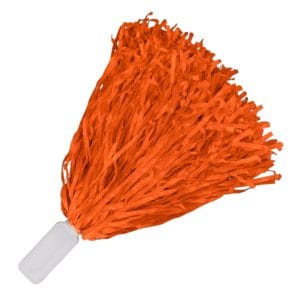 Non Light Up Short Handle Cheer Pom poms Orange All Products