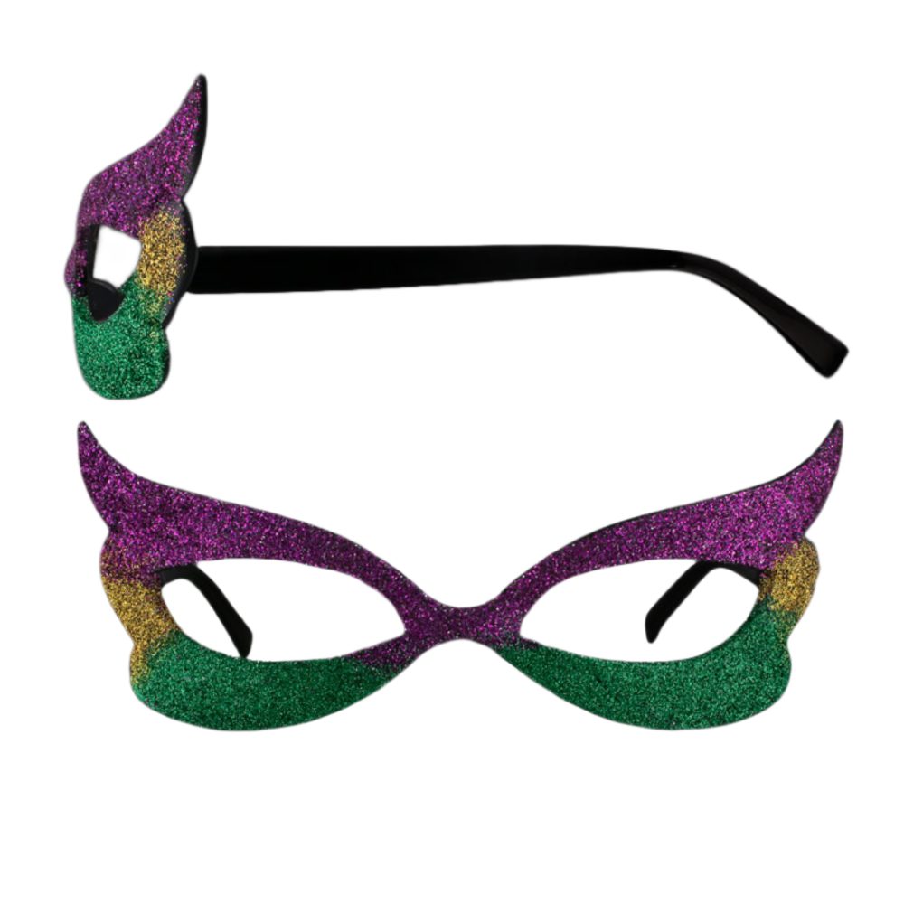 Sparkling Glitter Eyeglasses Mask for Mardi Gras New Orleans All Products 6