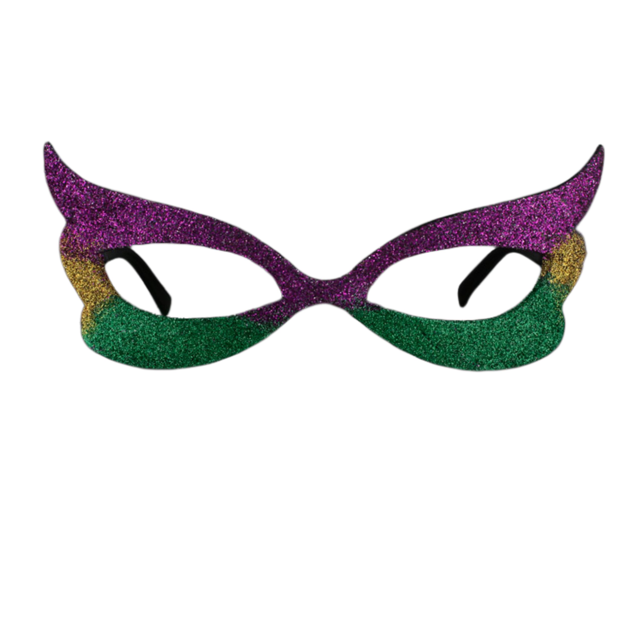 Green and Gold Mardi Gras Mask – Streets of Orleans