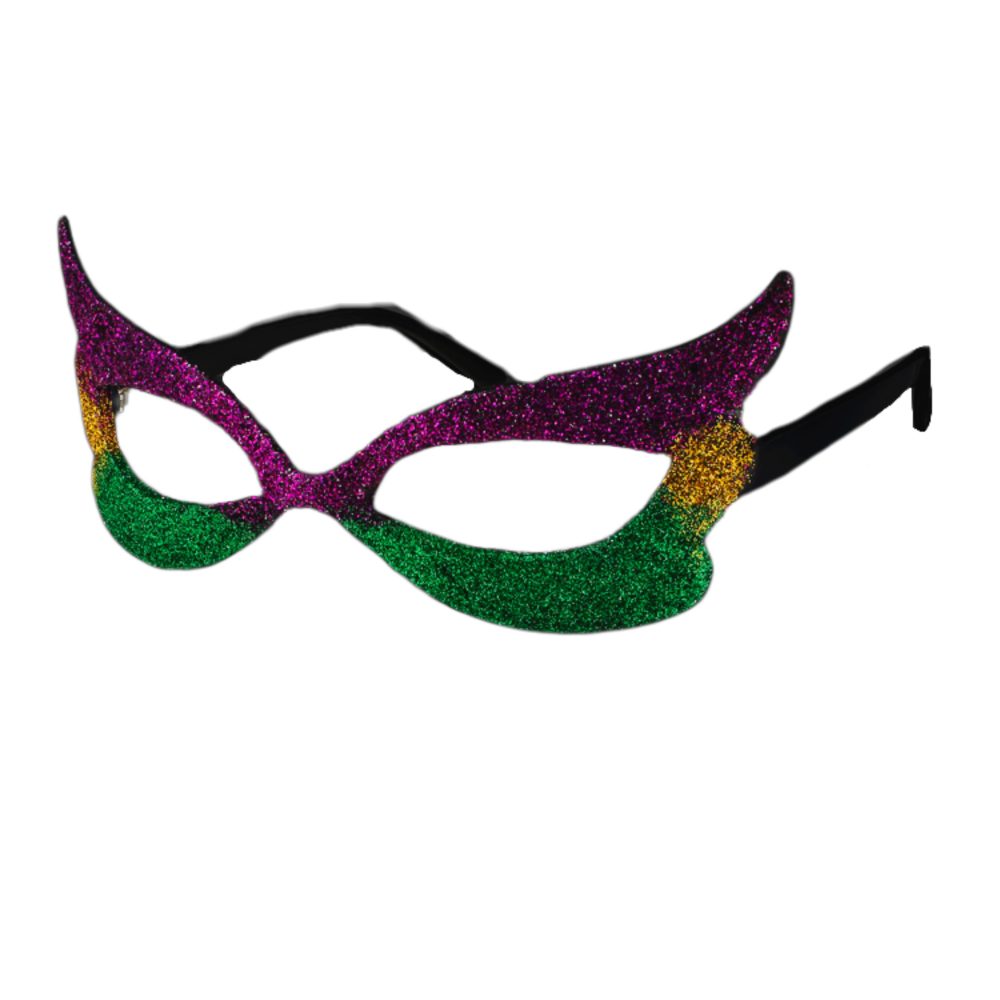 Sparkling Glitter Eyeglasses Mask for Mardi Gras New Orleans All Products 5