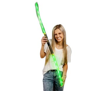 45 Inches Double Blade Light Up Giant Ninja Swords All Products