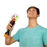 15 Inch Light Up Jack-O-Lantern Pumpkin Bubble Wand for Halloween Bubble Solution Included