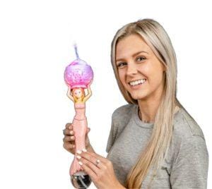 14 Inches Light Up Mermaid Bubble Wand Bubble Solution Included All Products