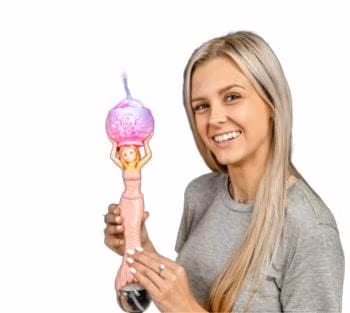 14 Inches Light Up Mermaid Bubble Wand Bubble Solution Included All Products