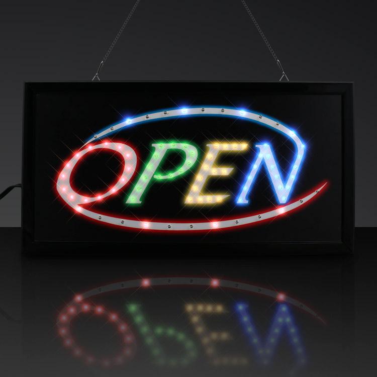 Multicolor LED Open Bar Sign All Products 4