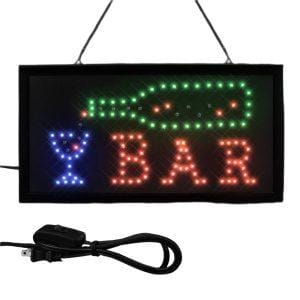 Light Up Retro Flashing Plug in Bar Vintage Sign All Products