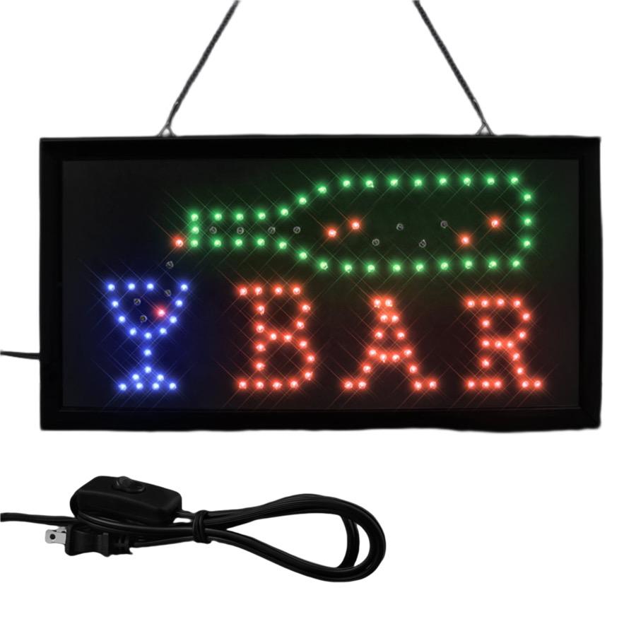 Light Up Retro Flashing Plug in Bar Vintage Sign All Products 3