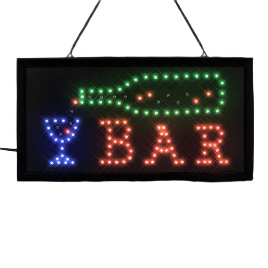 Light Up Retro Flashing Plug in Bar Vintage Sign All Products 7