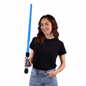 Galactic LED Expandable Blue Light Saber Sword 4th of July
