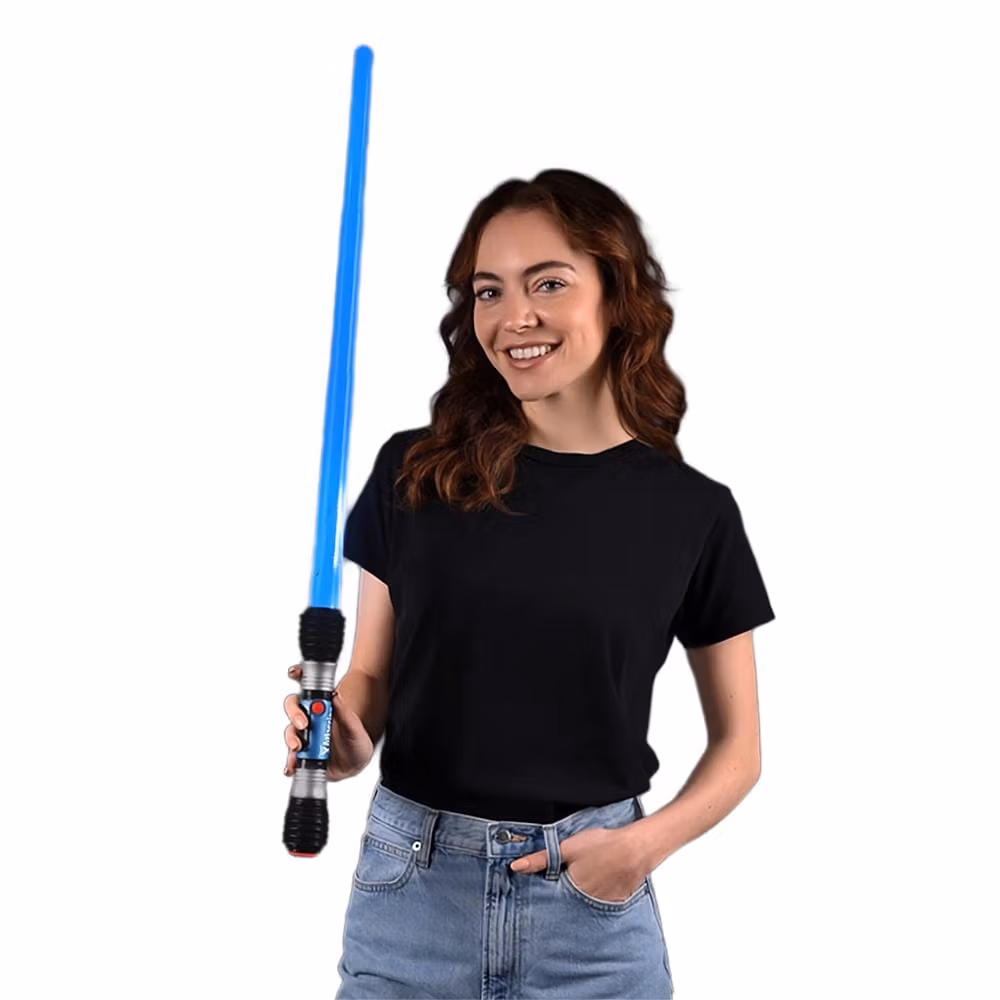 Galactic LED Expandable Blue Light Saber Sword 4th of July 3