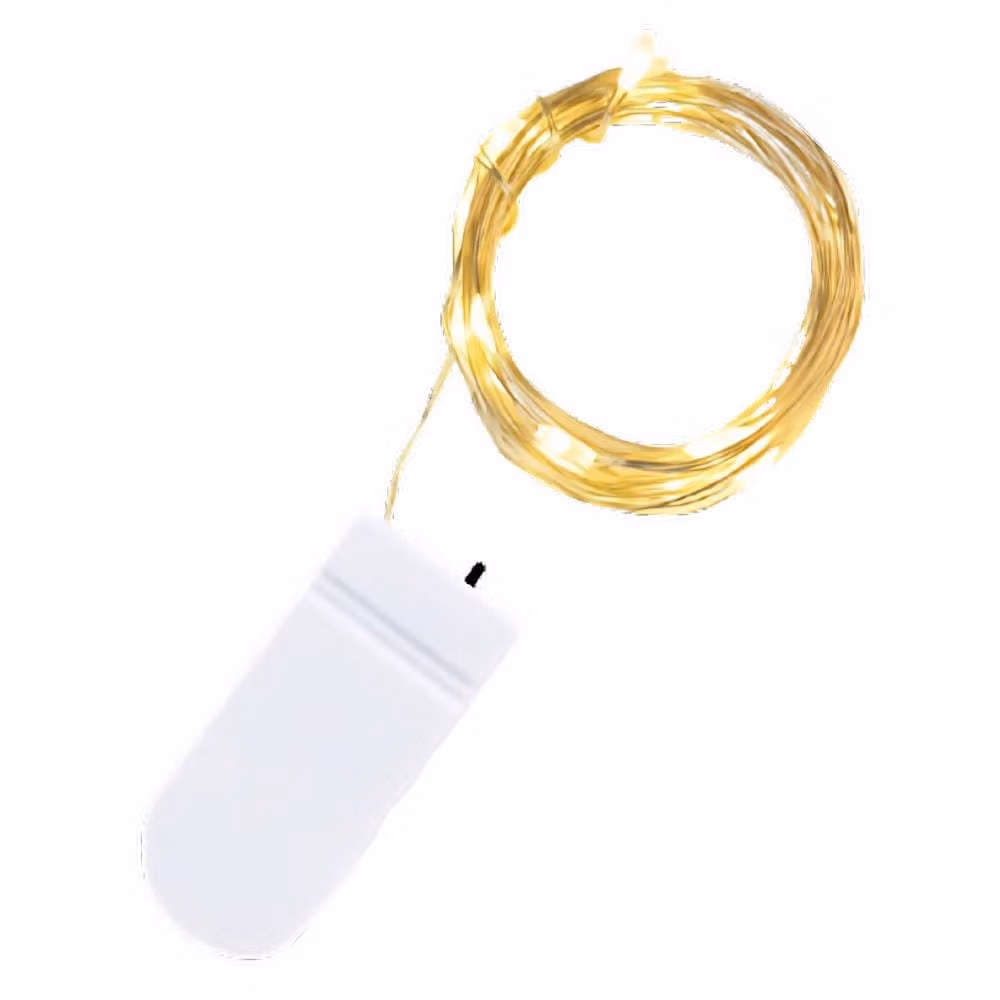 LED 20 Inch Silver Wire String Lights Warm White All Products 4