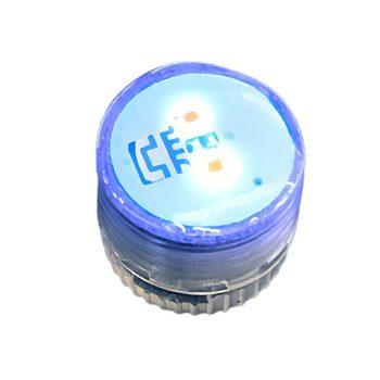 Steady Blue Magnetic Non-Flashing Body Light Lapel Pins All Products