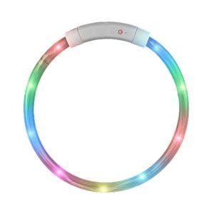 Flashing Dog Collar Multicolor Light DIY Tube Necklace All Products