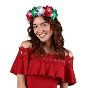 Light Up Perfect Holiday Red White Green Fairy Halo Crown All Products Light Up Perfect Holiday Red White Green Fairy Halo Crown All Products