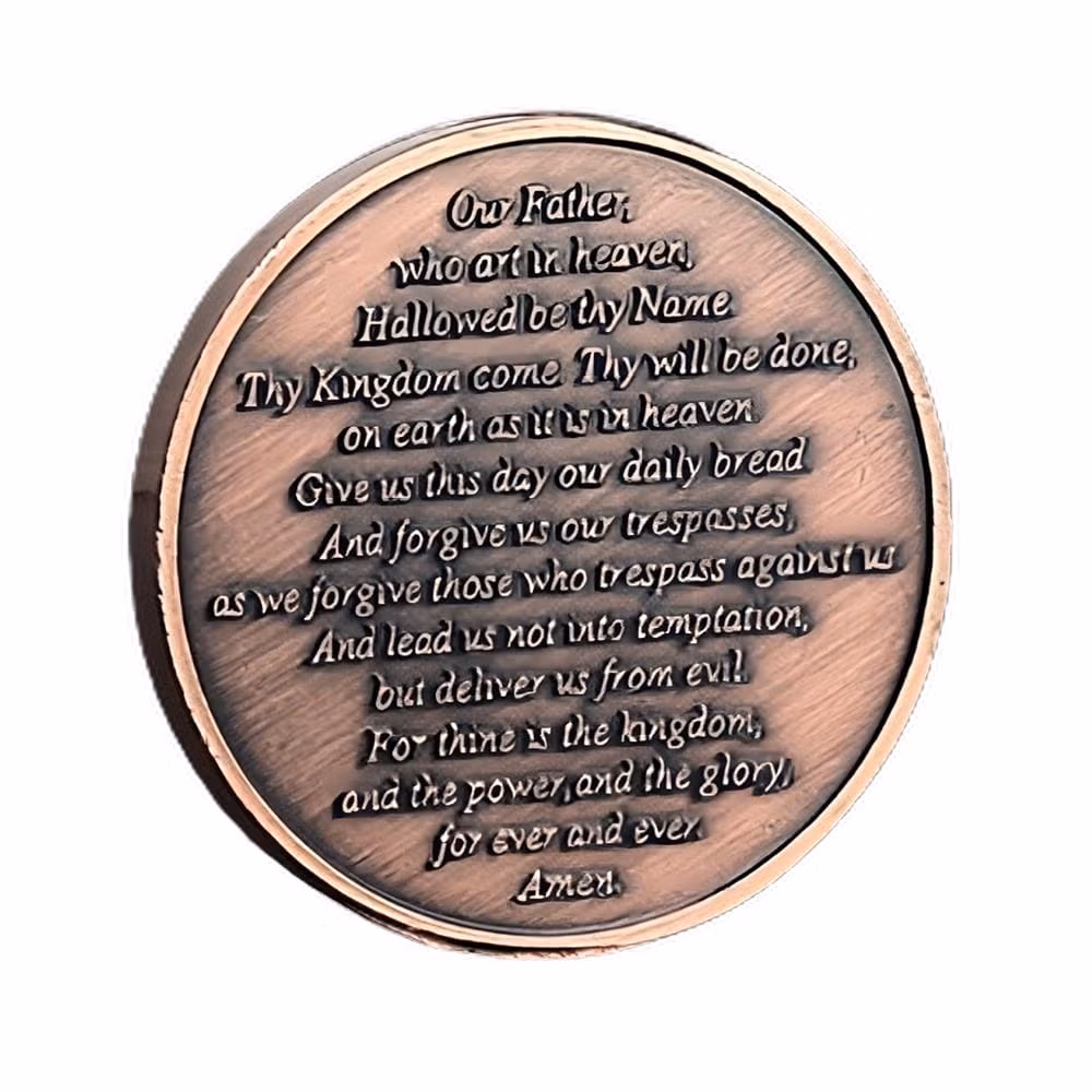Pray Without Ceasing 1 Thessalonians 5:17 Christian Jesus Blessing Coin All Products 4