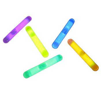 Pack of 50 Jumbo Glow Sticks Refill for Glow Stick Golf Ball Multicolor 1.5 Inch Mini Glow Sticks 3