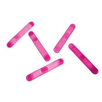 Pack of 50 Jumbo Glow Sticks Refill for Glow Stick Golf Ball Pink 1.5 Inch Mini Glow Sticks