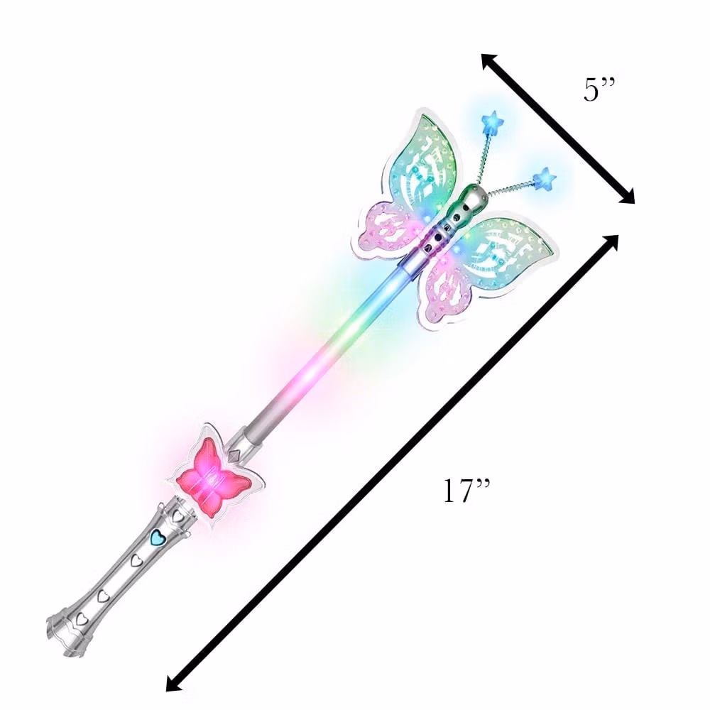 Light Up Fairy Butterfly Wand Animals 6