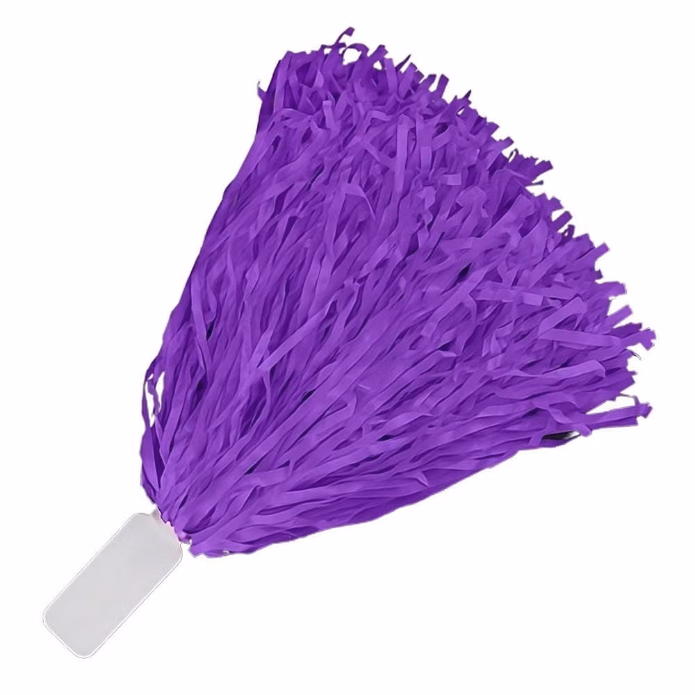Non Light Up Short Handle Cheer Pom poms Purple All Products 3