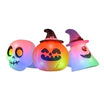 Soft Flashing Halloween Rings Assorted Pack of 24 All Products