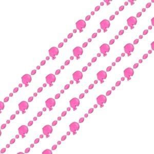 Football Helmet Bead Necklaces Pastel Pink Pack of 12 All Products