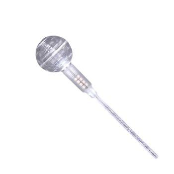White Cocktail Light Up Projecting Disco Ball Swizzle Stick Drink Stirrer All Products