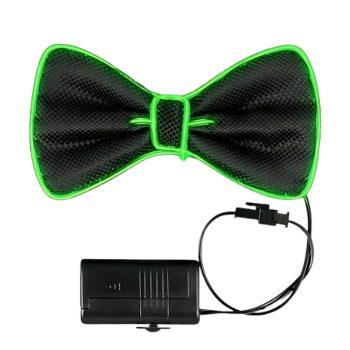EL Wire Green Bow Tie St Patricks Day Night Parties All Products