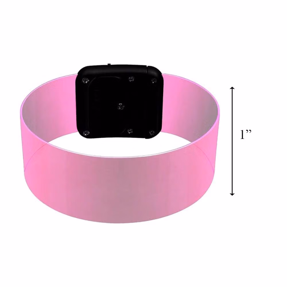 Cosmic Pink LED Bracelets Magnetic Clasp All Products 4