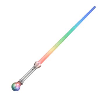 Light Up Expandable Magic Wizard with Prism Ball Rainbow Multicolor