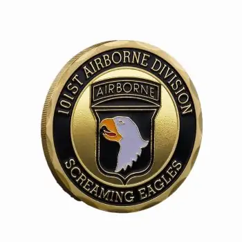 101st Airborne Division Screaming Eagles US Military Commemorative Gold Coin All Products