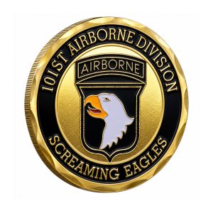 101st Airborne Division Screaming Eagles US Military Commemorative Gold Coin