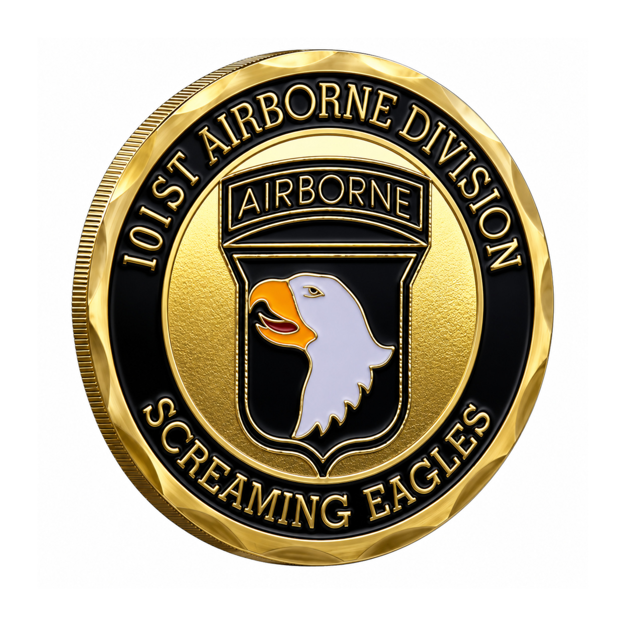 101st Airborne Division Screaming Eagles US Military Commemorative Gold Coin All Products 101st Airborne Division Screaming Eagles US Military Commemorative Gold Coin All Products