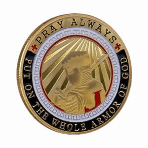 Brave Knight Edition Put on the Whole Armor of God Christian Gold Plated Coin All Products Brave Knight Edition Put on the Whole Armor of God Christian Gold Plated Coin All Products