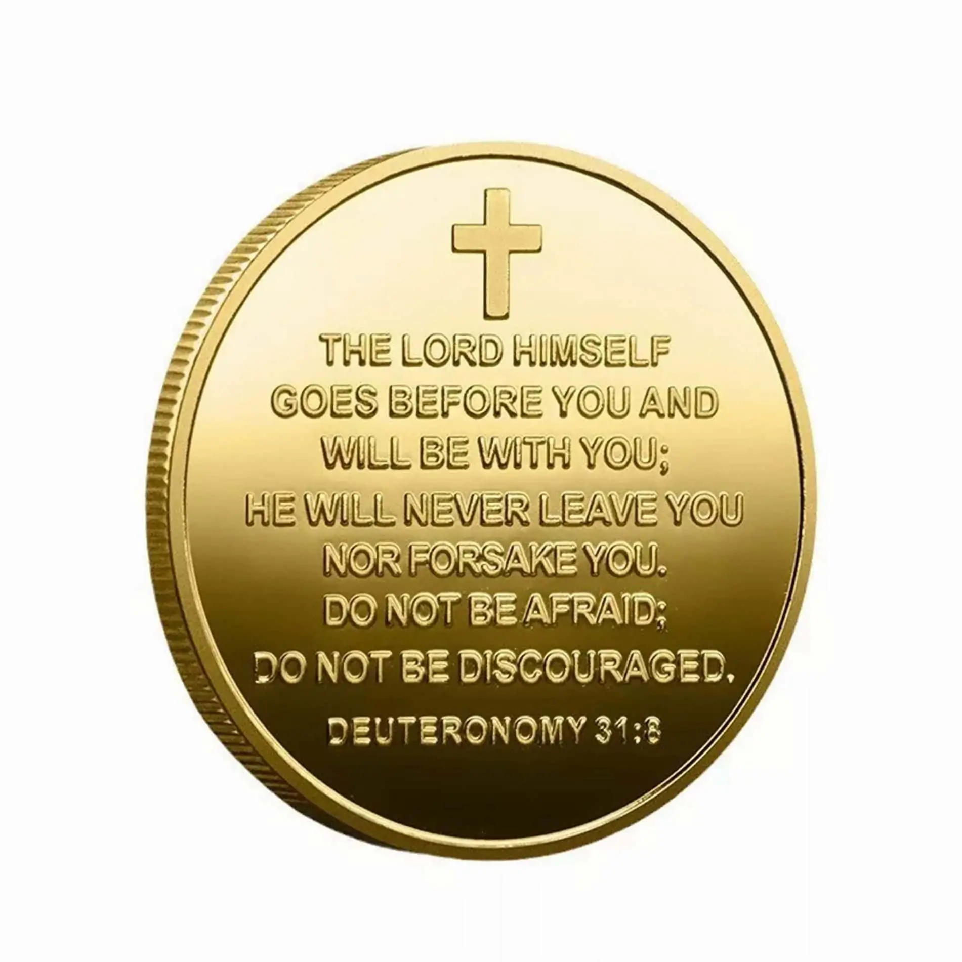 Rooted in Christ Gold Plated Christian Collectible Perfect Religious Coin All Products 5