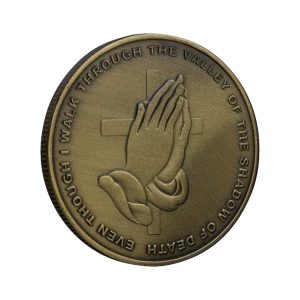 Fear Not Evil Praying Hands Cross Psalm 23:4 Christian Bible Commemorative Bronze Plated Coin All Products Fear Not Evil Praying Hands Cross Psalm 23:4 Christian Bible Commemorative Bronze Plated Coin All Products