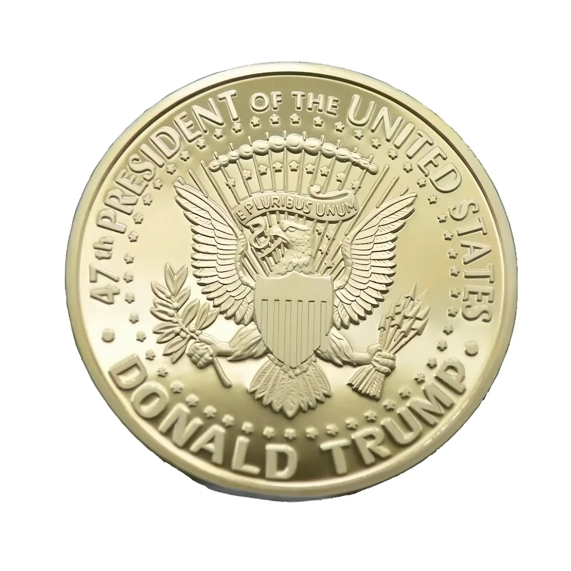 Fight for Freedom 47th President Donald Trump Rally Commemorative Gold Plated Coin All Products 5