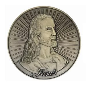 Jesus God is Love Commemorative Christian Bronze Coin All Products Jesus God is Love Commemorative Christian Bronze Coin All Products