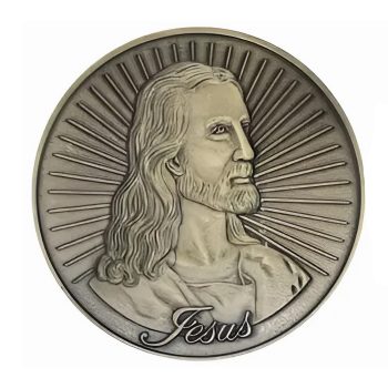 Jesus God is Love Commemorative Christian Bronze Coin All Products