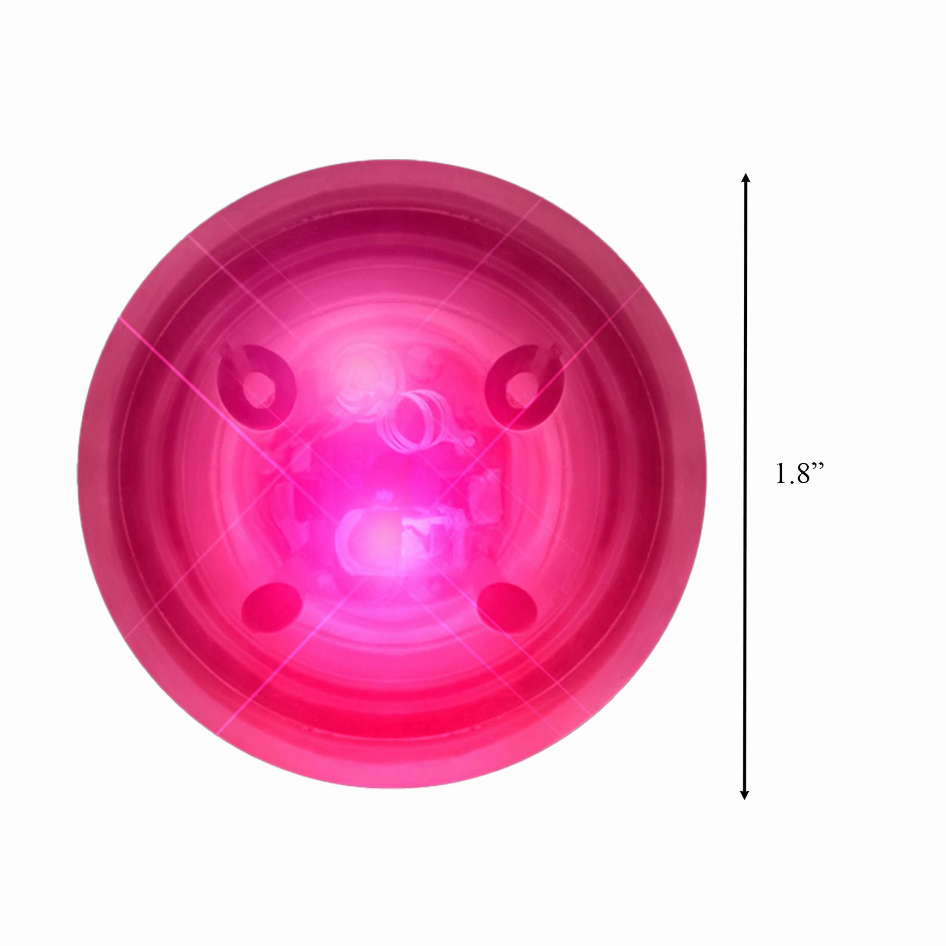 LED Impact Activated Bouncy Ball Pink All Products 4