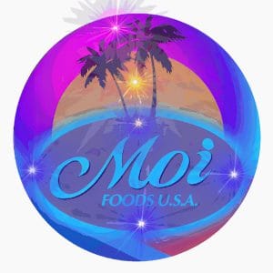 Palm Trees in the Sunset Flashing Body Light Lapel Pin with Logo All Body Lights and Blinkees