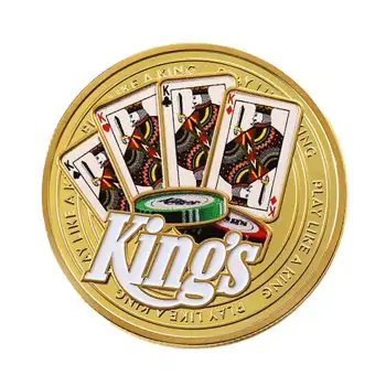 Play Like A King Casino Poker Game Challenge Gold Plated Coins All Products